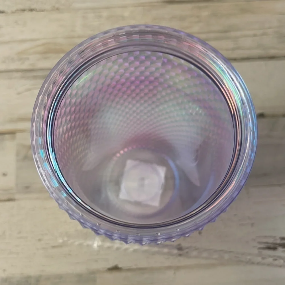 Starbucks 2023 Iridescent Studded 16OZ Cold Cup Tumbler.